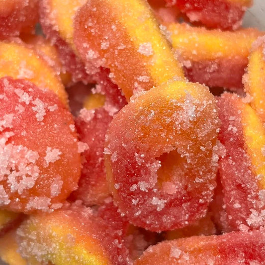 Sour Pink Lemonade Peach Rings