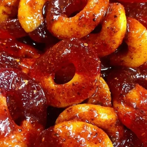 Chamoy Peach Rings